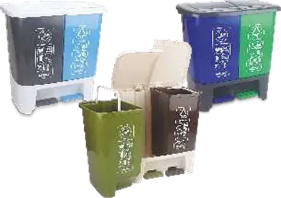Nayasa 2 In 1 Pedal Bin Bold — Two In One Bins