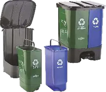Nayasa 2 In 1 Pedal Bin — Two In One Bins