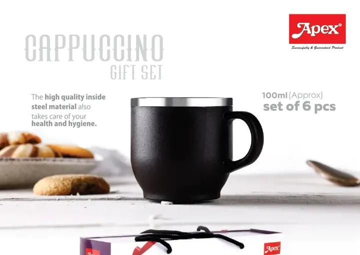 Apex Cappuccino Gift Set — Mugs & Cups