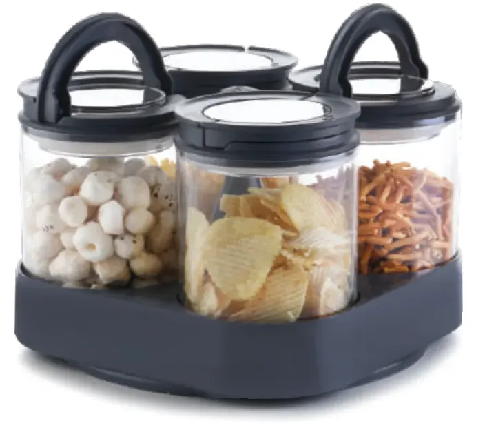 Apex Elegant 4 Pcs Jar Set — Containers & Jars