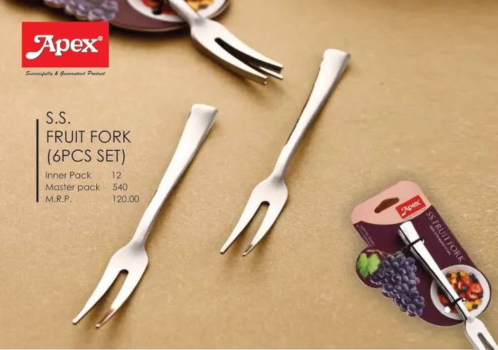Apex S.S. Fruit Fork — Bowls, Cutlery & Serving