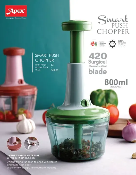 Apex Smart Push Chopper — Choppers & Cutters