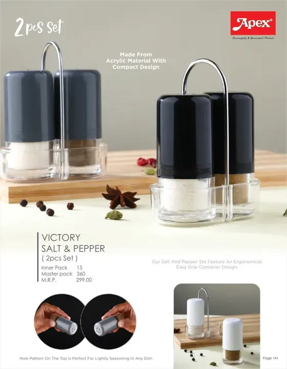 Apex Victory Salt & Pepper — Containers & Jars