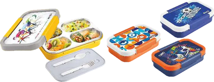 Nayasa Autobot Lunch Box Big — Insulated Lunch Box with Steel Inner