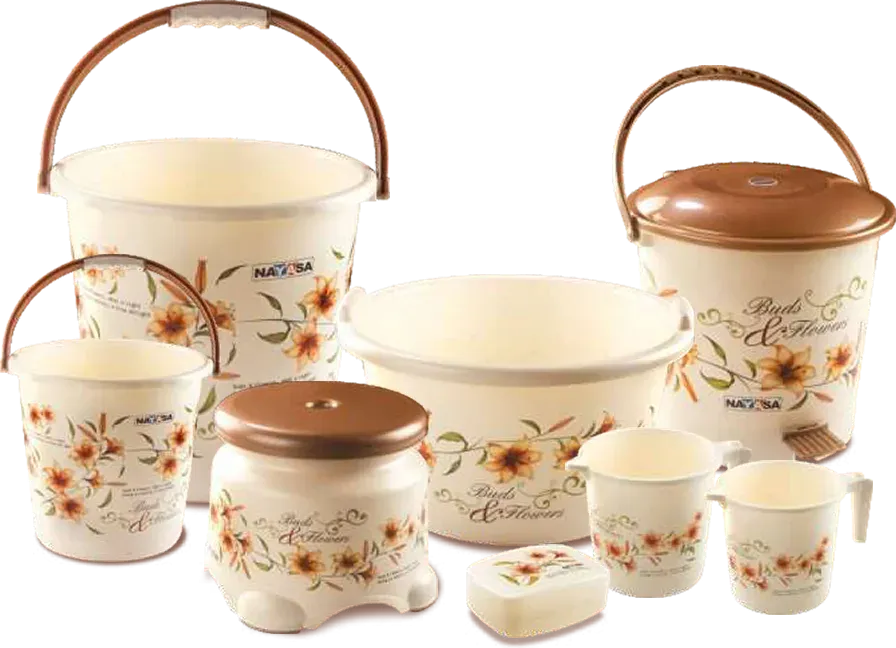 Nayasa Bathroom Set Big Dlx 8 Pcs — Stools, Tables & Chairs