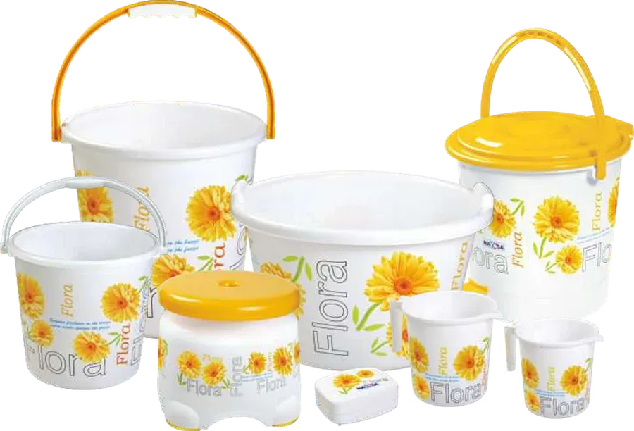 Nayasa Bathroom Set Big Prtd 8 Pcs — Bathroom Sets