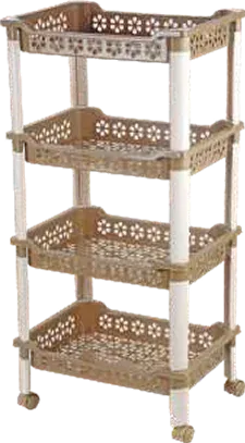 Nayasa Candy Rectangular Trolley — Non Food Storage & Utility