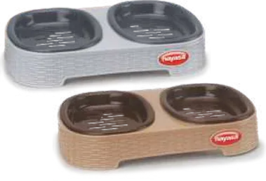 Nayasa Cane Twin Soap Case — Bathroom Accessories