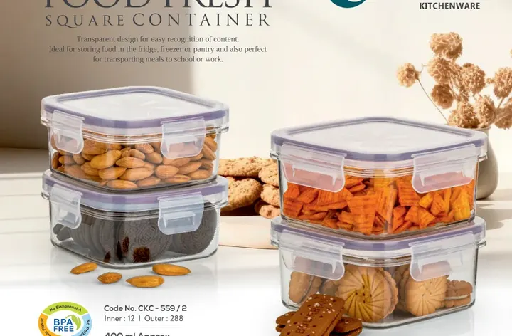 Coastal Food Fresh Square Container — Food Containers