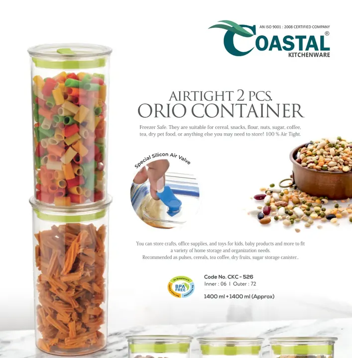 Coastal Orio Container — Airtight Jars