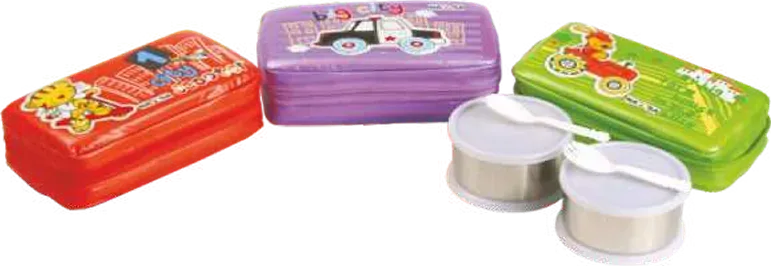 Nayasa Crunchy Munchy — Soft Insulated Bags with Steel Tiffins