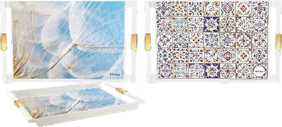 Nayasa Deco Tray Set — Serving Trays