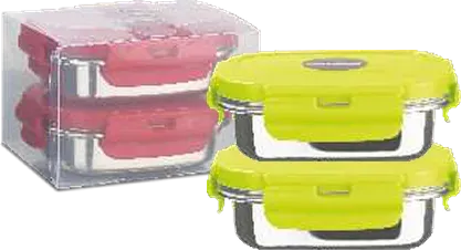 Nayasa Eco Me Chutney Box — Stainless Steel Kids Lunch Boxes