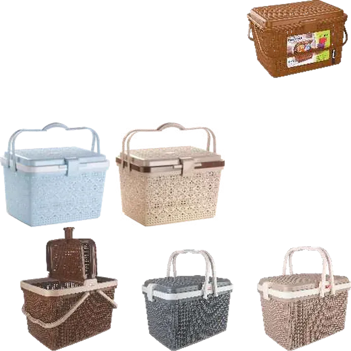Nayasa Flower Picnic Basket — Baskets