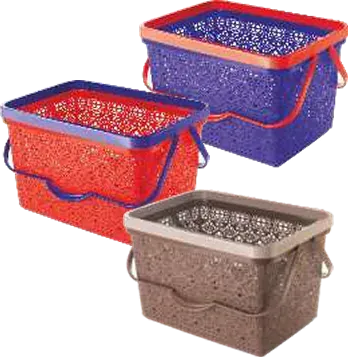 Nayasa Flower Super Market Basket 15 — Super Market Baskets