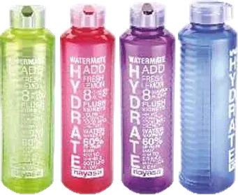 Nayasa Hydrate — PP Fridge Bottles for Hot & Cold Water