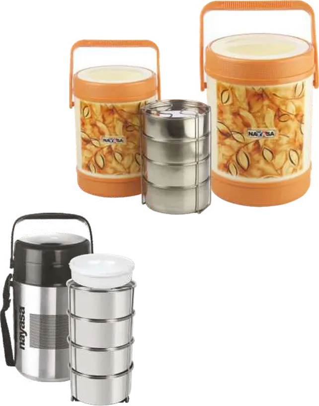 Nayasa Lunch Time — Insulated Office Tiffin