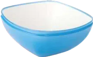 Nayasa Microfresh Square Bowl Deluxe — Microwave Safe Plates & Bowls