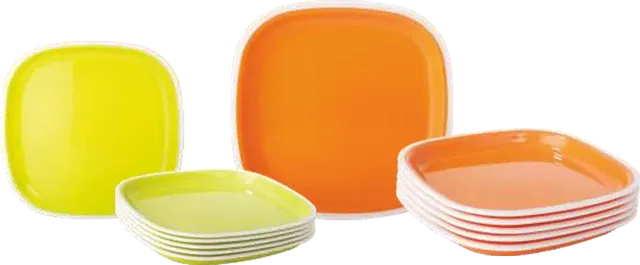 Nayasa Microfresh Square Plate — Microwave Safe Plates & Bowls