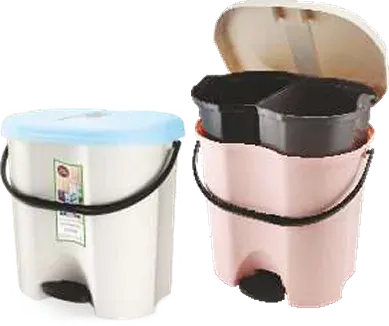 Nayasa Oval Pedal Bin 2 In 1 — Pedal Bins