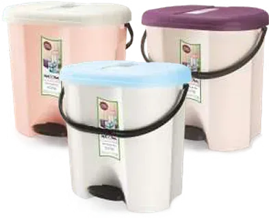 Nayasa Oval Pedal Bin — Pedal Bins