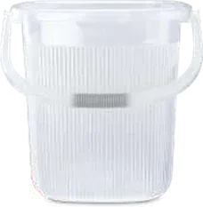 Nayasa Rimmy Bucket Transparent — Buckets