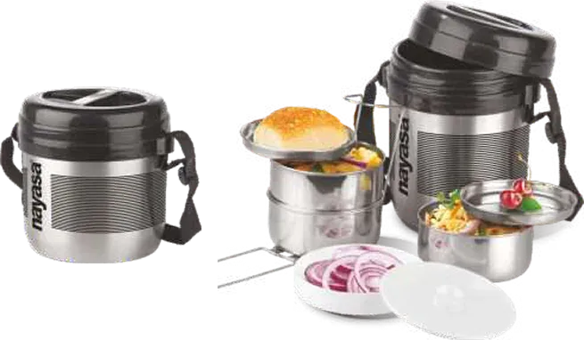Nayasa Ruf & Tuf Dlx — Insulated Office Tiffin