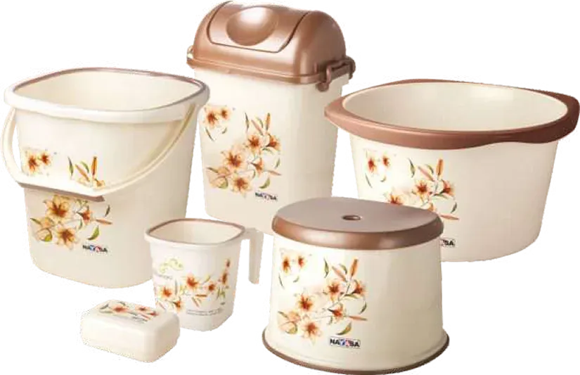 Nayasa Square Bathroom Set Dlx 6 Pcs — Bathroom Sets