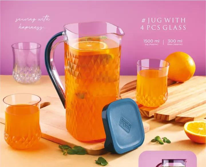 Supermom Roma Serving Combo — Glasses & Jugs