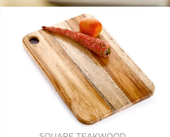 Supermom Teak Wood Square Chopping Board — Chopping Boards