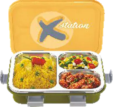 Nayasa X-Station Lunch Box — Insulated Lunch Box with Steel Inner